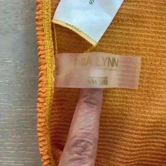 Nia Lynn by Nicole Williams English Sports Illustrated Maui Bikini Orange size s - Picture 8 of 10